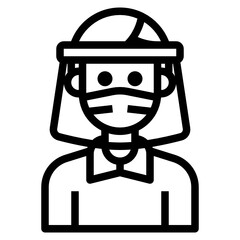 Avatar outline icon
