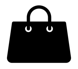 Solid bag icon