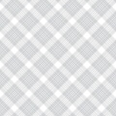 White Chevron Plaid Tartan textured Seamless Pattern Design