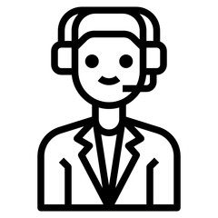 Operator outline icon