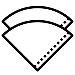 Filter outline icon