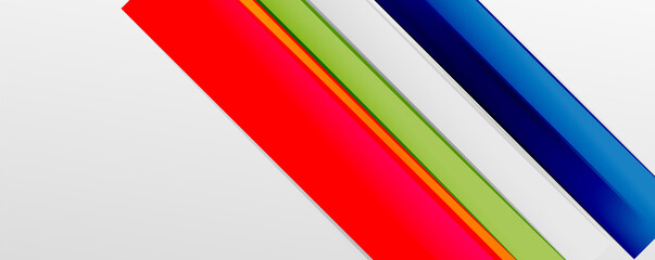 Color abstract lines trendy geometric background for business or technology presentation, internet poster or web brochure cover, wallpaper