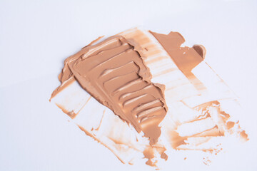 The texture of the foundation is beige under the make-up. Beautiful textured background for your ideas