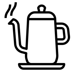 Tea Pot outline icon