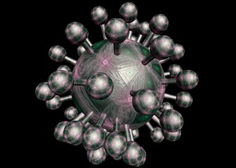 coronavirus, virus, pandemic, 19, epidemic, vaccine, health, covid, covid19, nano, pearl necklace on black background