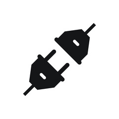 Plug connector icon design vector illustration