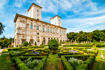 Villa Borghese (Galleria Borghese) in Rome on June 13, 2021,  Italy, Europe