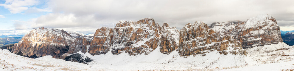 Mountain landscape at Lagazuoi . Dolomiti Mountain. Italy