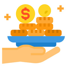 Money flat icon