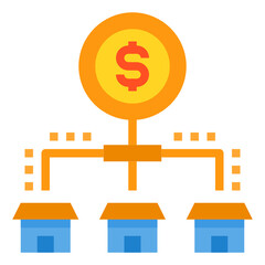 Real Estate flat icon