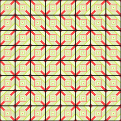 Abstract Geometric Pattern generative computational art illustration