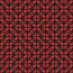 Naklejka premium Abstract Geometric Pattern generative computational art illustration