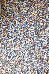 background with mosaic of colored stones