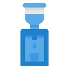 Water Cooler flat icon