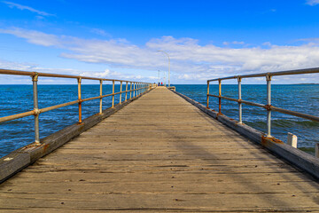 Obraz premium Sea view from pier