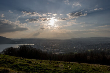 Vue panoramique d'Annecy