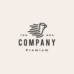 kraken octopus coffee hipster vintage logo vector icon illustration