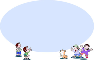 Obraz premium 子供会の告知板、お知らせスペース