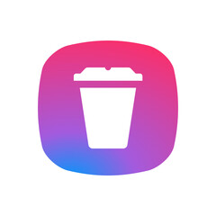 Disposable Cup - Sticker