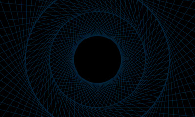 ELECTRO WIRE PATTERN CIRCLE BACKGROUND BLUE
