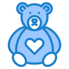 bear blue style icon