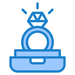 ring blue style icon