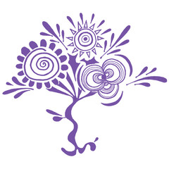 painted fairy funny fantastic tree