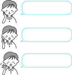 白い服の女の子のイラスト