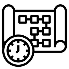 Planning outline icon