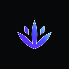 Agave blue gradient vector icon