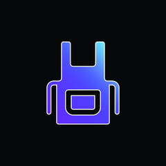 Apron blue gradient vector icon