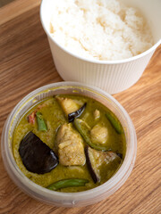 タイカレー　チキンのグリーンカレー