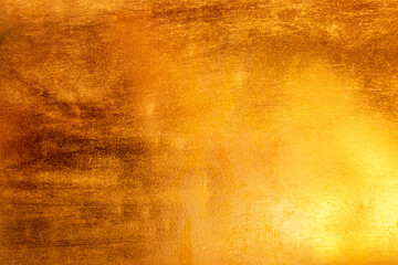 Gold abstract background or texture and gradients shadow horizontal shape