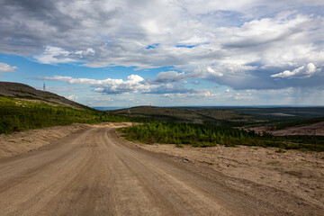 old dirt road in the highlands