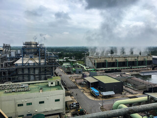 Cooling tower systems for supply cooling water to mature equipment in power plant about industrial...