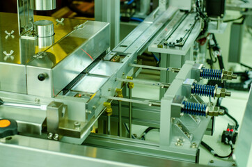Industrial machine in the factory semiconductor industry