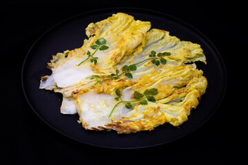 Korean style cabbage pancake