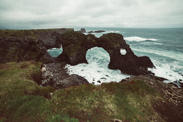 Gatklettur Arch, Iceland