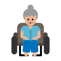 Elderly on Wheelchair
