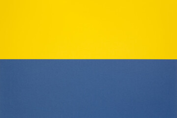 Two-color background made with diagonal line. Yellow and blue colorway.