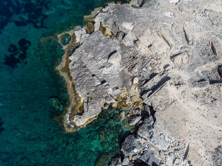 traditional sandstone quarry, S Estalella, Llucmajor, Mallorca, Balearic Islands, Spain