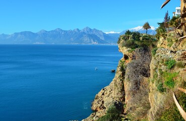 coast of the sea in Antalya 