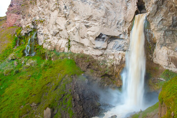 Waterfall Sultan near Dzhily-Su boundary