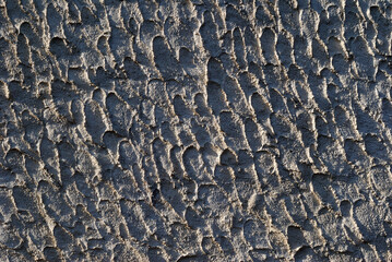 Close up of Rough Textured Grey Cement Wall