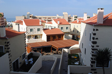 View of Buildings in Spanish Holiday Village 
