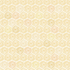 Seamless pattern with honeycombs background of hexagons