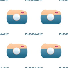 light pattern with blue cameras