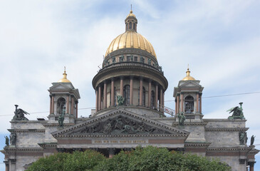  St. Isaac's Cathedral on July 4; 2015 in St. Petersburg