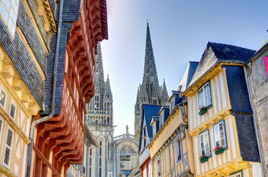 Quimper, France, HDR Image