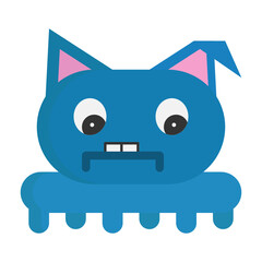 Kitten monster icon